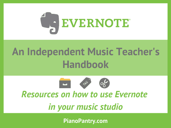 Evernote Resources on Piano Pantry