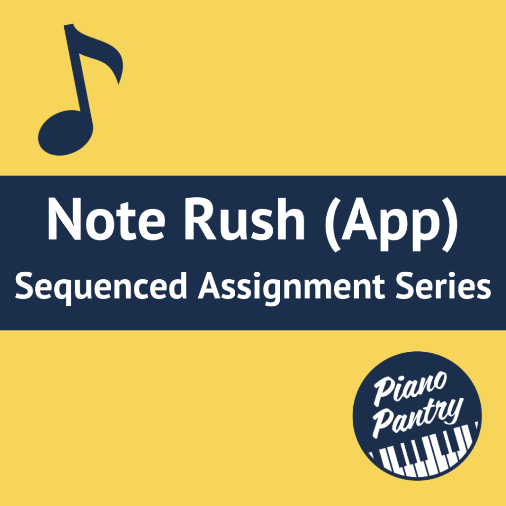 Note Rush (App) Sequences Assignment Series