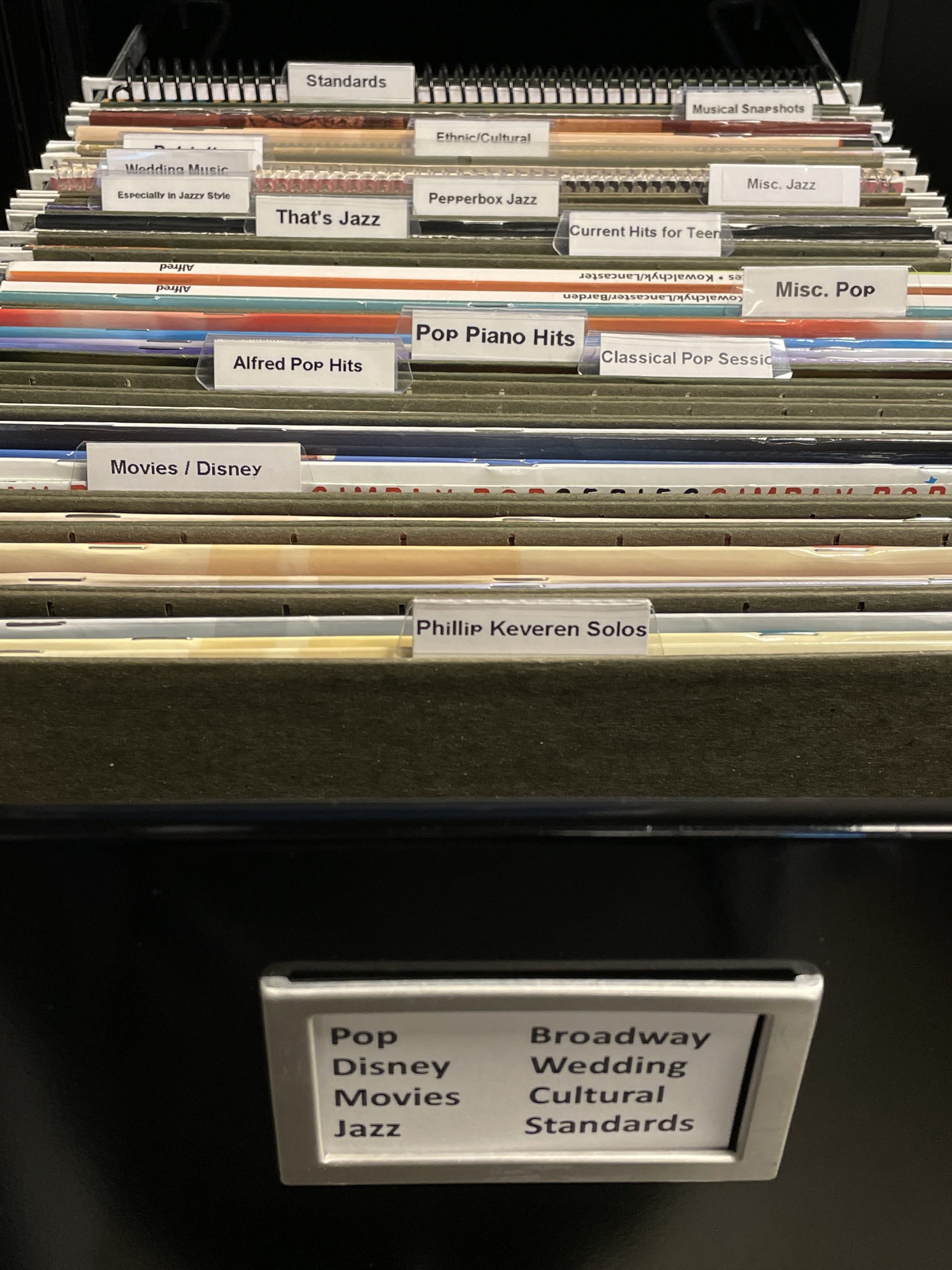 Organizing Your Hardcopy Music Books - Piano Pantry