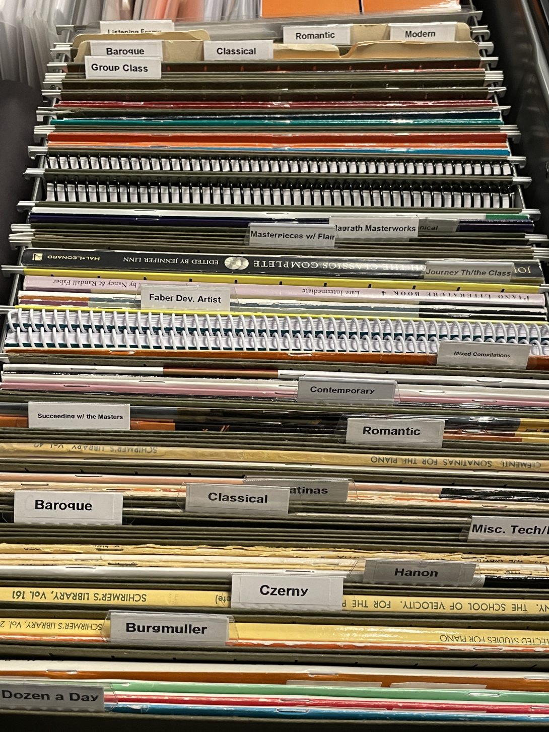 Organizing Your Hardcopy Music Books - Piano Pantry