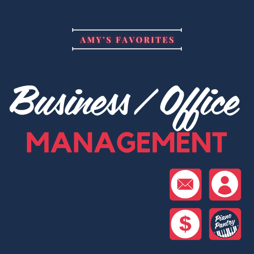 Text box with organizational title "Business/Office Management"